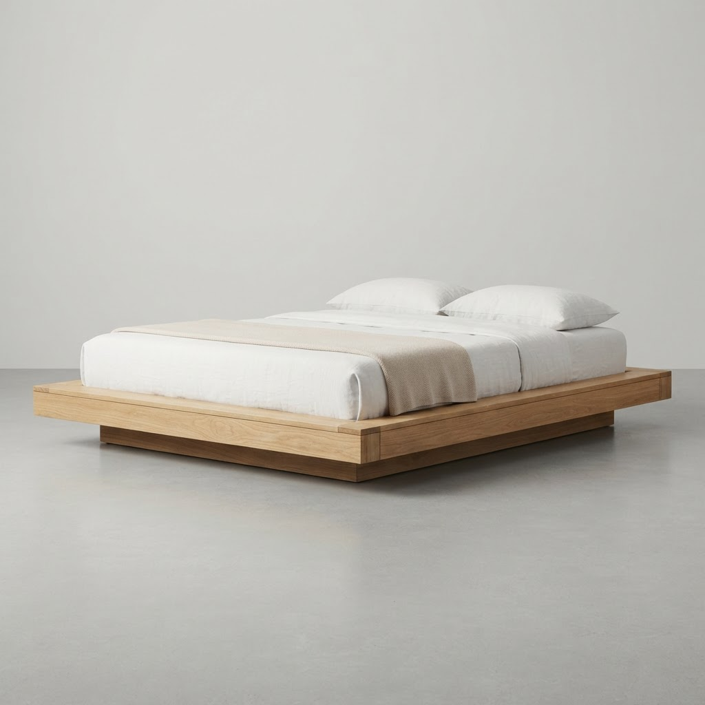 Ondine Low-Profile Platform Bed - Queen Platform Beds