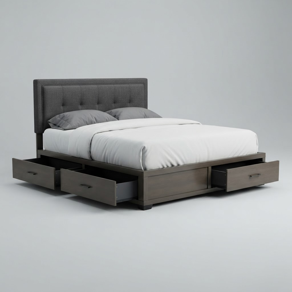 Thornbury Storage Platform Bed - King Storage Beds