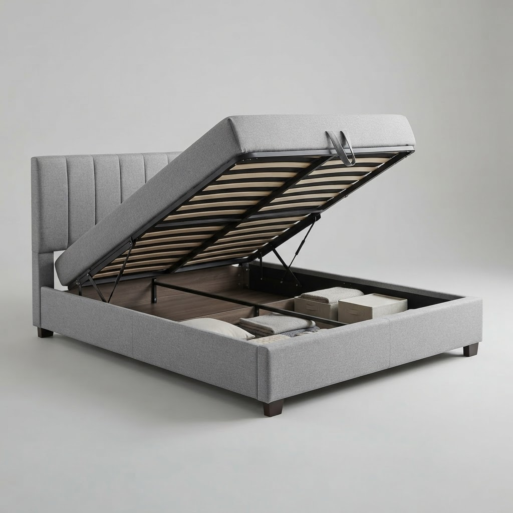 Harlow Adjustable Storage Bed - Queen Storage Beds